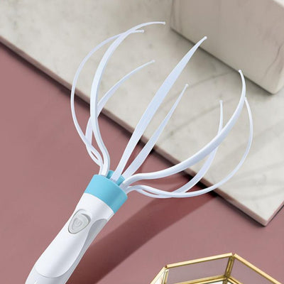 Appareil de massage crânien avec vibration du cuir chevelu