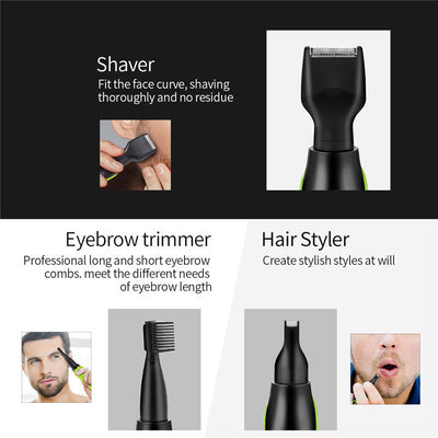 Tondeuse multifonction 5-en-1 pour cheveux - GlowMira™