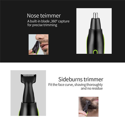 Tondeuse multifonction 5-en-1 pour cheveux - GlowMira™