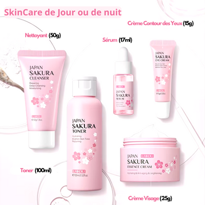 Ensemble Soin du Visage Skincare Japonaise – GlowMira™
