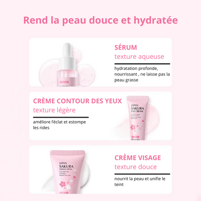 Ensemble Soin du Visage Skincare Japonaise – GlowMira™