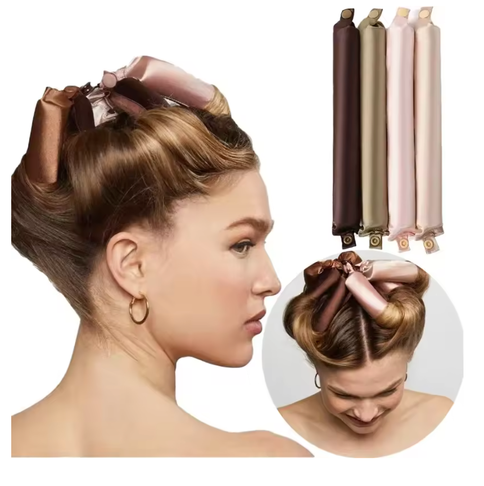 Chignon à boucler sans chaleur en satin