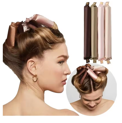 Chignon à boucler sans chaleur en satin