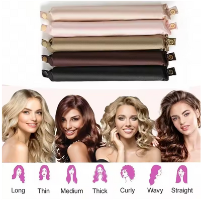 Chignon à boucler sans chaleur en satin
