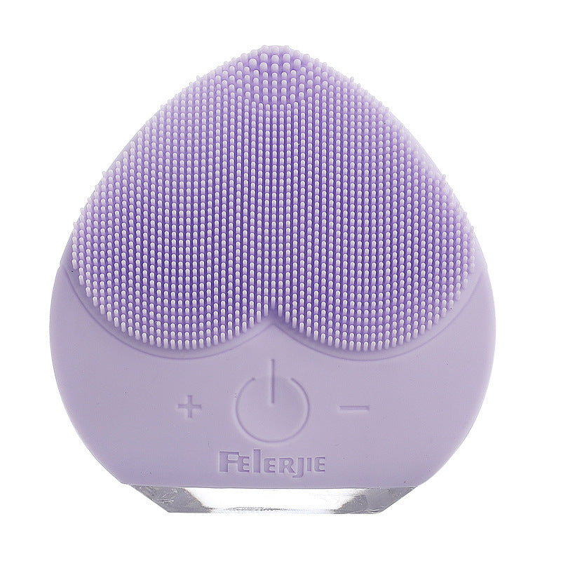 Brosse nettoyante visage électrique en silicone