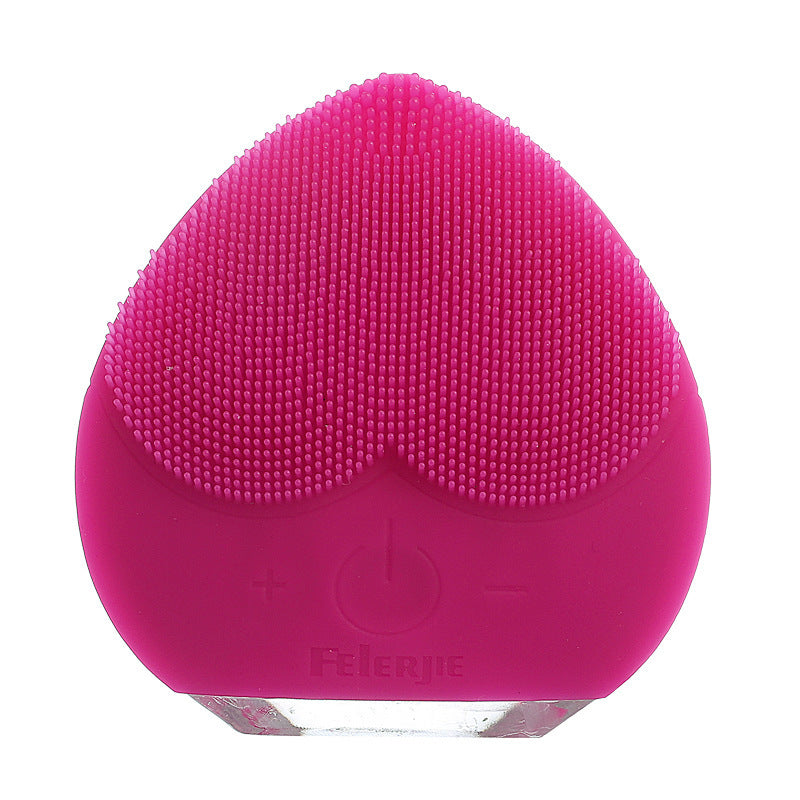 Brosse nettoyante visage électrique en silicone