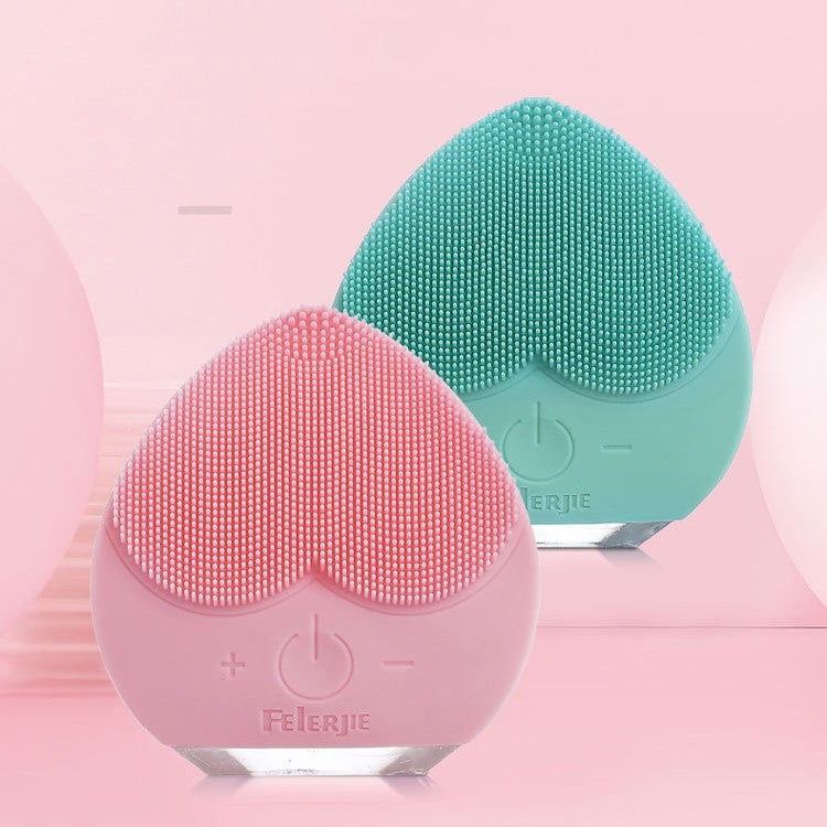 Brosse nettoyante visage électrique en silicone